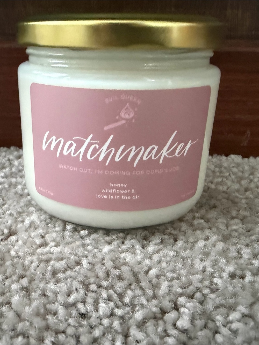 NWT Evil Queen Matchmaker Scented Jar Candle - honey and wildflower